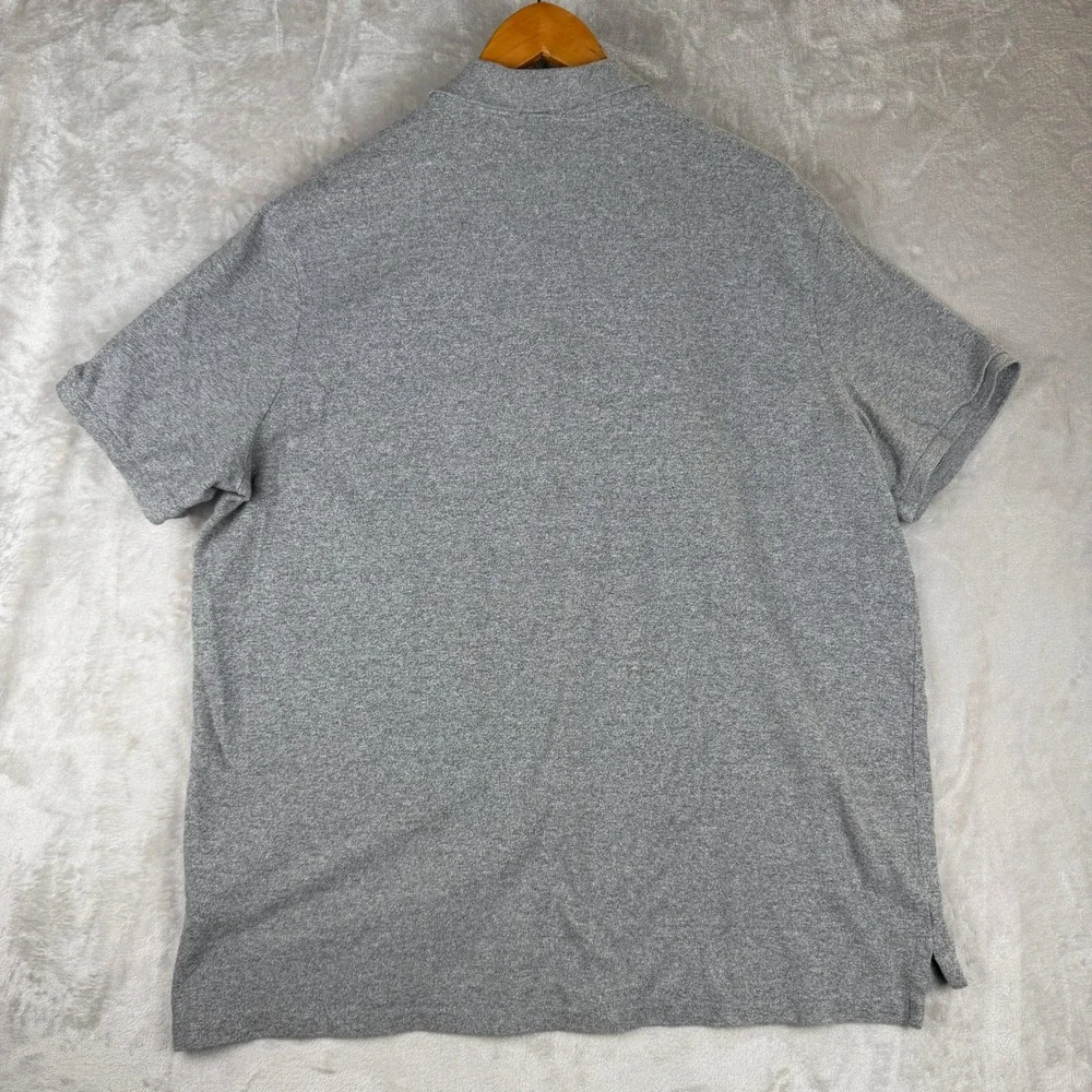 Polo Ralph Lauren Mens Classic Fit Short Sleeve Polo Shirt Gray XL